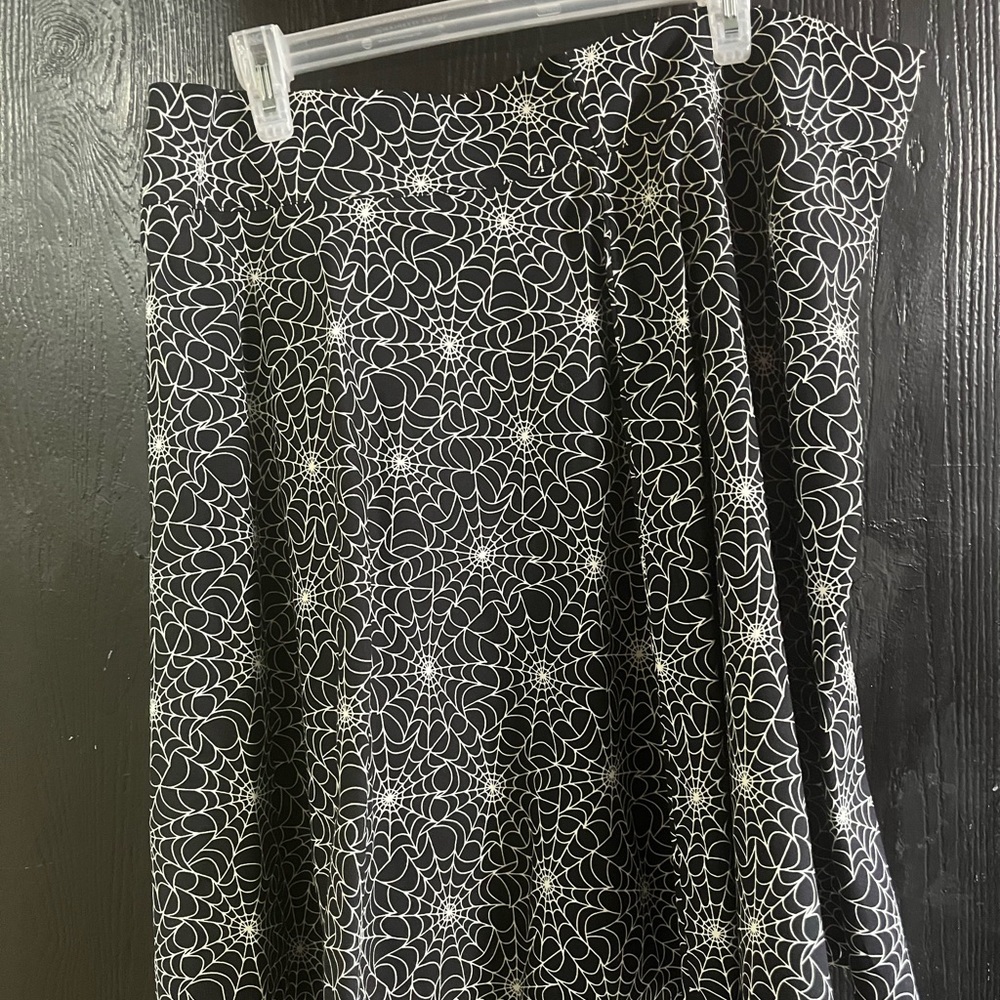Modcloth - Folter - Plus Size Spider Web Skirt - 3X